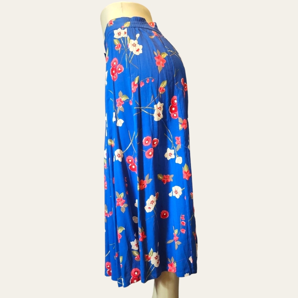 💙Floral 90s Day Skirt - Picture 5 of 6